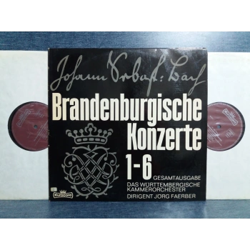 BRANDENBURGISCHE KONZERTE 1-6  (ÇİFT) LP