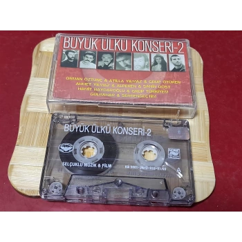 BÜYÜK ÜLKÜ KONSERİ 2 MÜZİK KASET