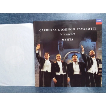 CARRERAS DOMINGO PAVAROTTI IN CONCERT MEHTA  LP