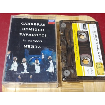 CARRERAS DOMINGO PAVAROTTI IN CONCERT MEHTA MÜZİK KASET
