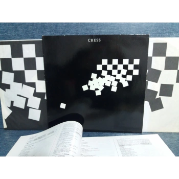 CHESS (ABBA) FILM MUSICAL LONDON SYM 2 LP