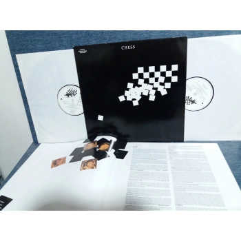 CHESS (ABBA) FILM MUSICAL LONDON SYM 2 LP