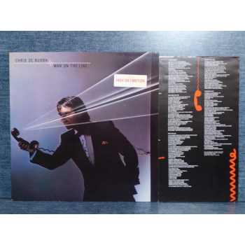CHRIS DE BURGH MAN ON THE LINE MUSIC LP