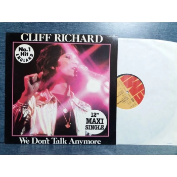 CLIFF RICHARD WE DONT TALK ANYMORE MAXI LP