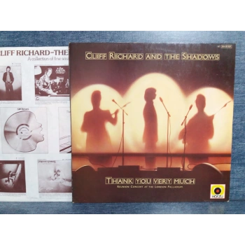 CLIFF RICHARDS AND THE SHADOWS CONCERT PALLADIUM MUSIC LP