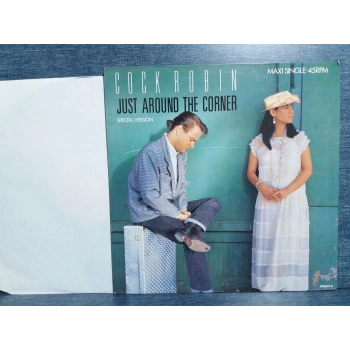 COCK ROBIN JUST AROUND THE CORNER  MAXI LP