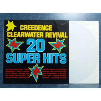 CREEDENCE CLEARWATER 20 SUPER HITS MUSIC LP