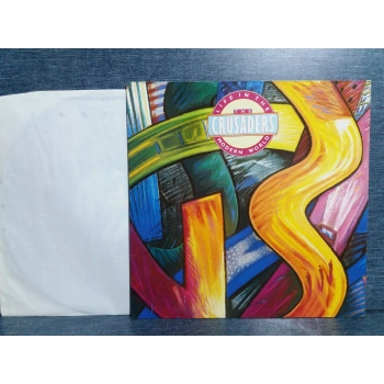 CRUSADERS LIVE IN THE MODERN WORLD MUSIC LP
