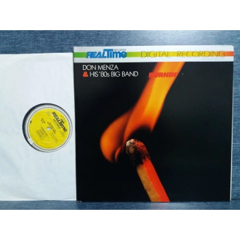 DON MENZA HIS 80S  BIG BAND BURNIN LP