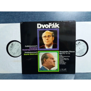 DVORAK VIOLIN OISTRACH - VIOLONCELLO MSTISLAW 2 LP
