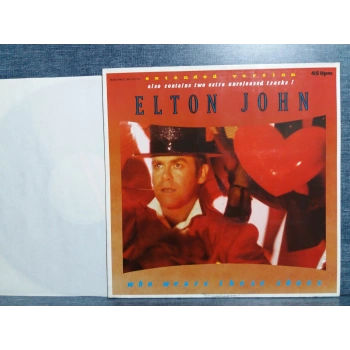 ELTON JOHN WHO WEARS GPAPEVINE TORTURED MAXI LP