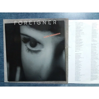 FOREIGNER INSIDE INFORMATION MUSIC LP