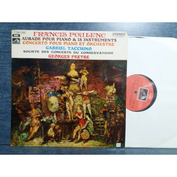 FRANCIS POULENC PIANO CONCERTO GABRIEL TACCHINO LP