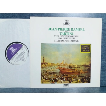 GIUSEPPE TARTINI FLÜT CONCERT JEAN PIERRE RAMPAL MUSIC LP