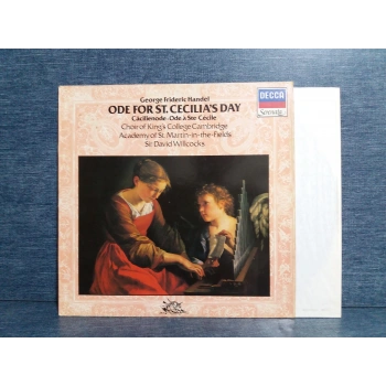 HANDEL ODE FOR ST CECILLAS DAY MUSIC LP