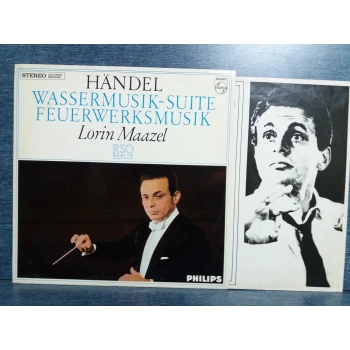 HANDEL WASSERMUSIK SUITE FEUERWERKS LORIN MAZEL