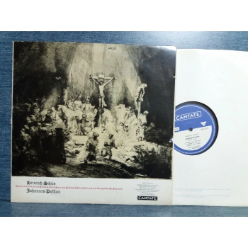 HEINRICH SCHUTZ JOHANNES PASSION MUSIC LP