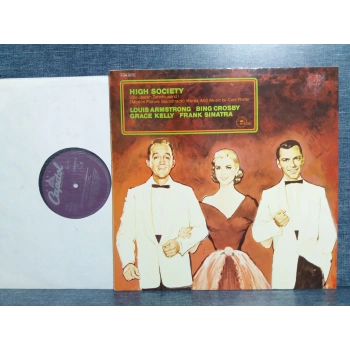 HIGH SOCIETY LOUIS ARMSTRONG FRANK SINATRA  SOUNDTRACK LP