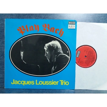 JACQUES LOUSSIER PLAY BACH MUSIC LP