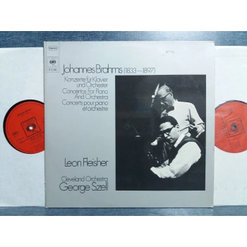 JOHANNES BRAHMS PIANO CONCERTOS LEON FLEISHER 2 LP