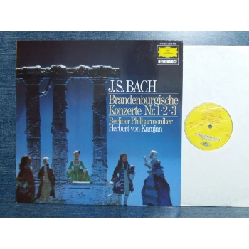 J.S. BACH BRANDENBURGISCHE Nr.1-2-3 MUSIC LP