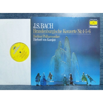 J.S. BACH BRANDENBURGISCHE Nr.4-5-6 MUSIC LP