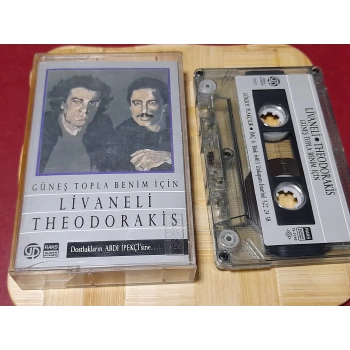 LİVANELİ THEODORAKIS GÜNEŞ TOPLA BENİM İÇİN  MÜZİK KASET