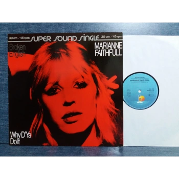 MARIANNE FAITHFULL WHY DYA DO IT MAXI LP