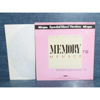 MEMORY MENAGE DISCO VERSION MAXI LP
