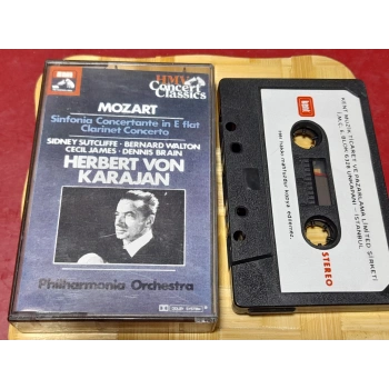 MOZART CLARINET CONCERTO MÜZİK KASET