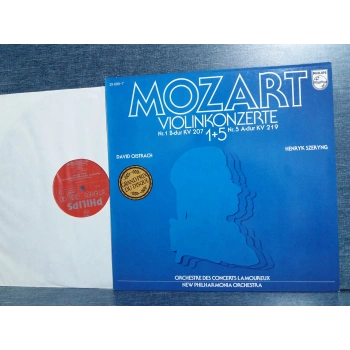 MOZART PIANO CONCERT Nr.1-Nr.5 OISTRACH SZERYNG LP
