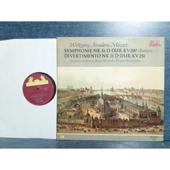MOZART SYMPHONIE Nr.31 PARISER Nr.11 DIVERTIMENTO LP