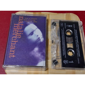 NATALIE MERCHANT LIVE IN CONCERT MÜZİK KASET