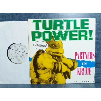 NINJA TURTLES POWER PARTNER IN KRYME SOUNDTRACK MAXI LP