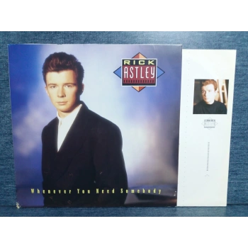 RICK ASTLEY WHENEVER YOU NEED SOMEBODY LP