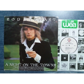 ROD STEWART A NIGHT ON TEH TOWN MUSIC LP