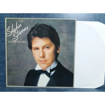 SHAKIN STEVENS GIVE ME YOUR HEART TONIGHT LP