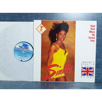 SINITTA RIGHT BACK WHERE WE STARTED FROM MAXI LP
