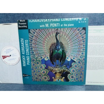 TCHAIKOVSKY CONCERTO Nr.3 - RIMSKY KORSAKOV PIANO M PONTI LP