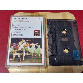 TCHAIKOVSKY SWAN LAKE NUTCRACKER ANDRE PREVIN MÜZİK KASET
