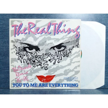 THE REAL THING YOU TO ME ARE EVERYTHING  MAXI LP
