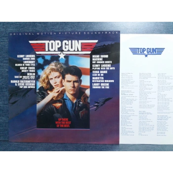 TOP GUN FILM TOM CRUISE SOUNDTRACK MUSIC LP