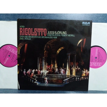 VERDI RIGOLETTO JUSSI BJORLING 2 LP