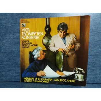 VIVALDI TELEMANN MOZART HUMMEL TROMPET KARAJAN ANDRE