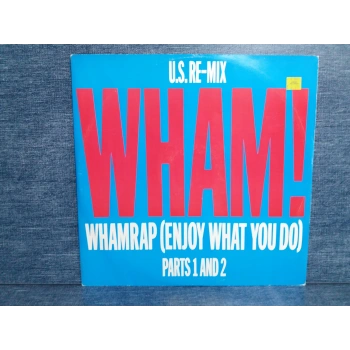 WHAM GEORGE MICHAEL ENJOY WHAT YOU DO MAXI LP