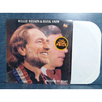 WILLIE NELSON HANK SNOW BRAND ON MY HEART LP