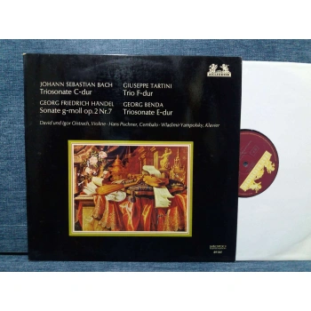 BACH TARTINI HANDEL GEORG BENDA VIOLIN CEMBALO SONATA