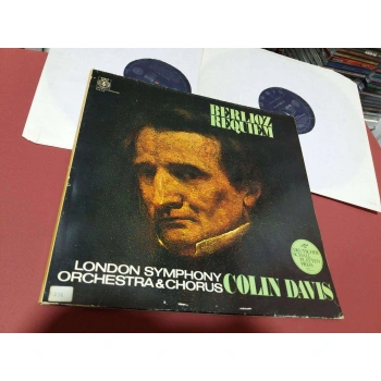 BERLIOZ REQUIEM LONDON SYM COLIN DAVIS 2 LP