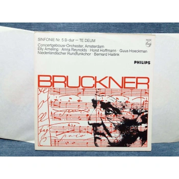BRUCKNER SINFONIE Nr.5  - TE DEUM    2 LP