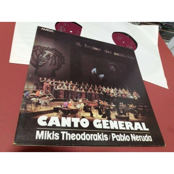 CANTO GENERAL MIKIS THEODORAKIS PABLO NERUDA 2 LP